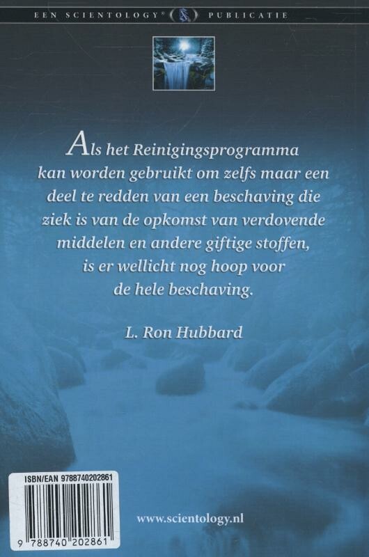 Een heldere geest in een schoon lichaam achterkant
