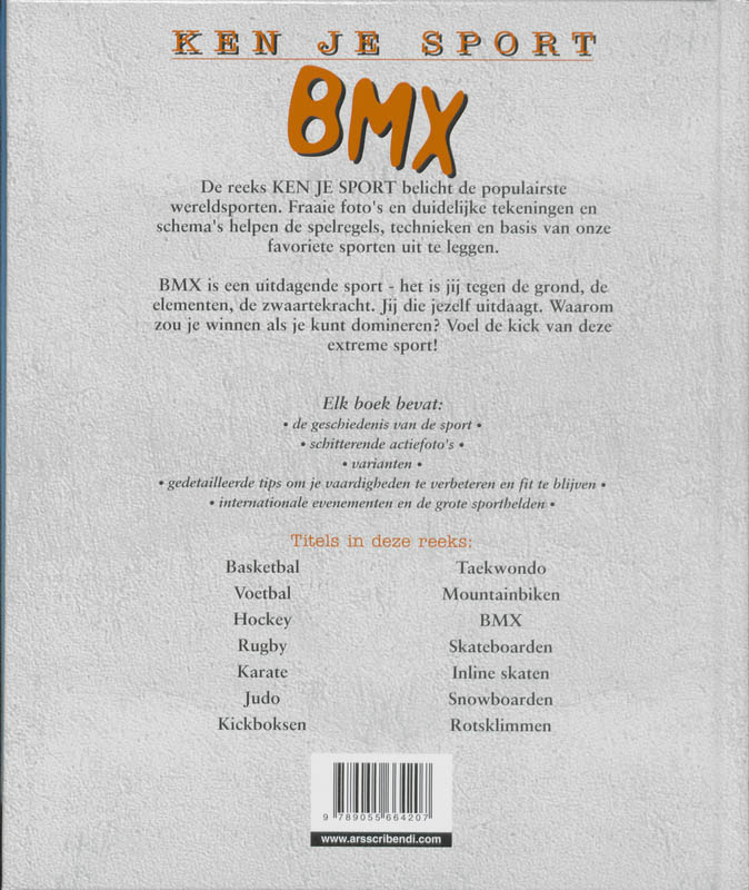 BMX / Ken je sport achterkant