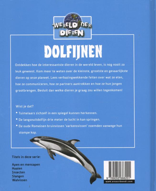 Wereld der dieren - Dolfijnen achterkant