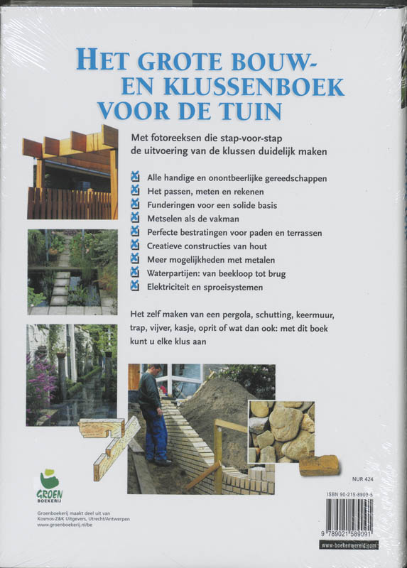 Groenboekerij Het grote bouw- en klussenboek voor de tuin / Groenboekerij achterkant