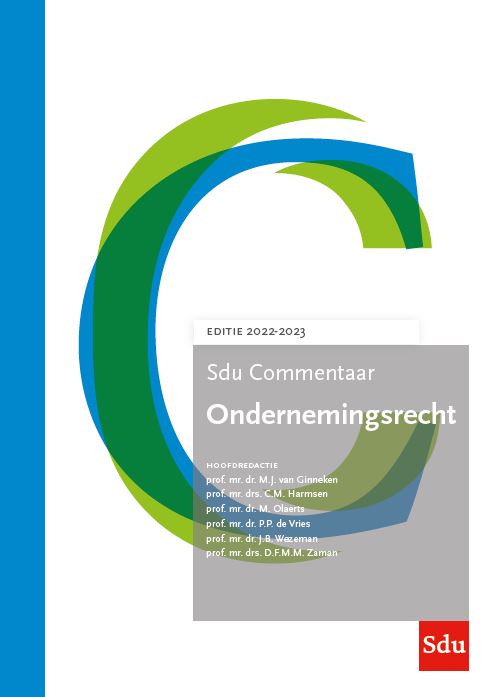 Sdu Commentaar Ondernemingsrecht / 2022-2023 / SDU Commentaar