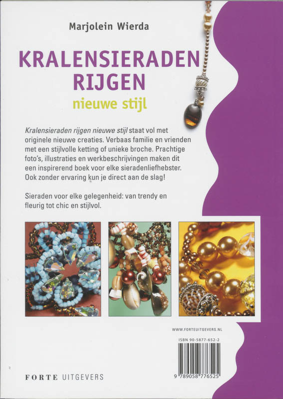 Kralensieraden Rijgen achterkant