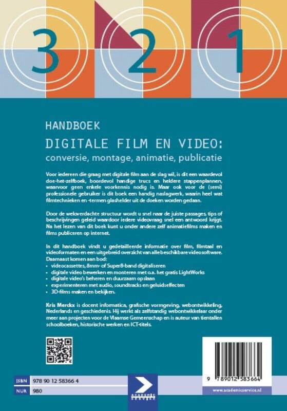 Handboek digitale film en video achterkant