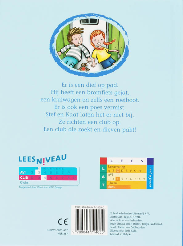 Een dief in de schuur / Ssst... ik lees! achterkant