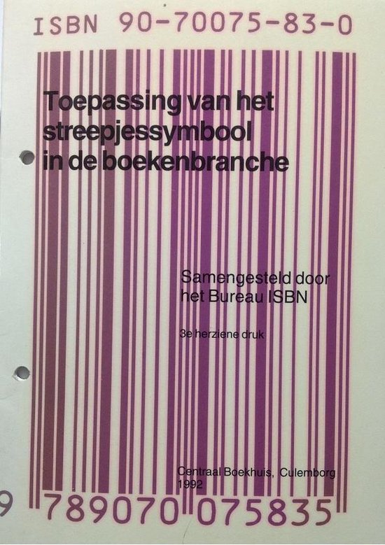 Toepassing streepjessymbool in boekenbranche