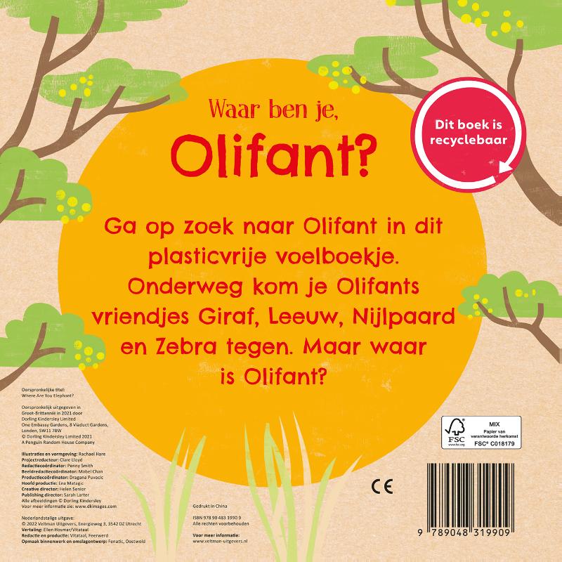 eco-baby 2 -   Waar ben je, Olifant? achterkant