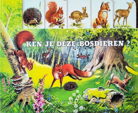 Ken je deze bosdieren?