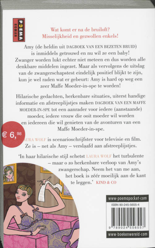 Dagboek van een maffe moeder-in-spe achterkant