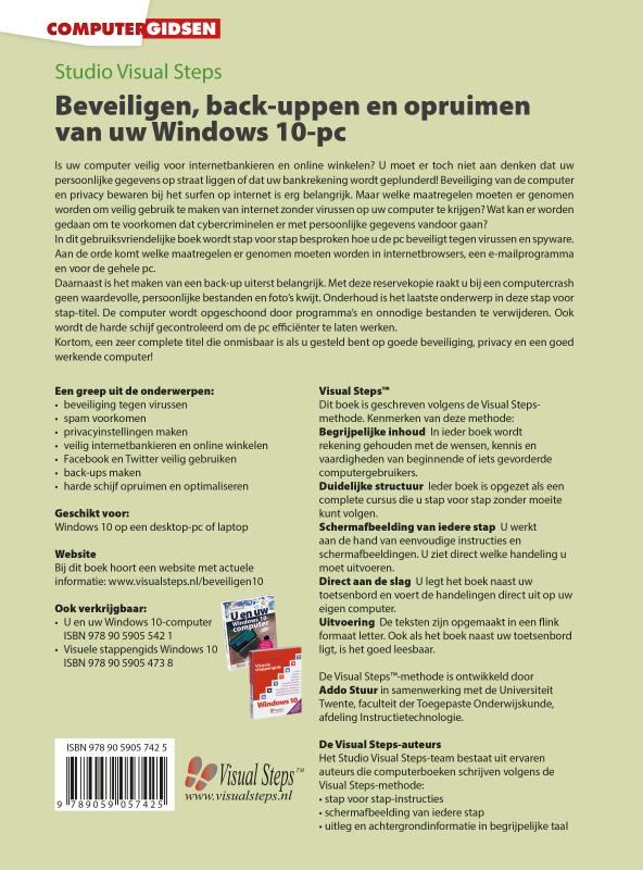 Beveiligen, back-uppen en opruimen van uw Windows 10-pc achterkant