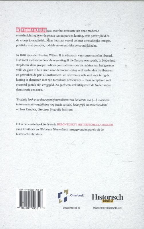 De intrigantenclub achterkant