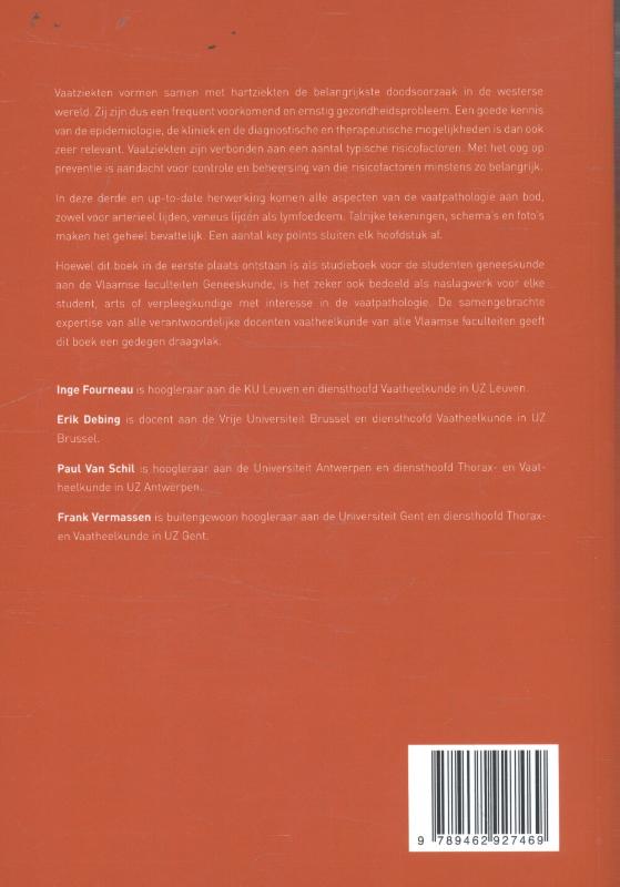 Handboek vaatheelkunde achterkant