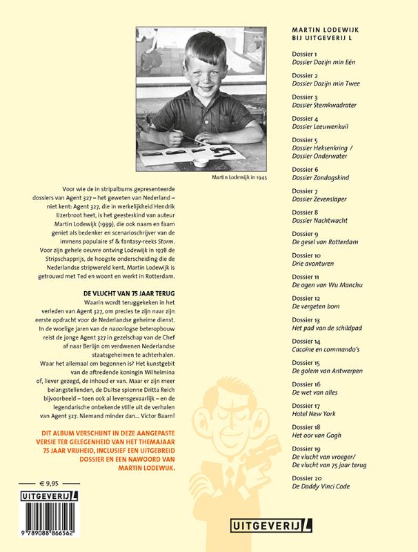 De vlucht van 75 jaar terug / Agent 327 / 19 achterkant