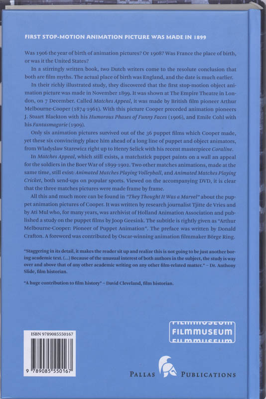 They Thought it was a Marvel / Pallas Publications achterkant