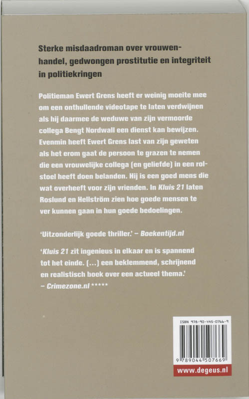 Kluis 21 Kluis 21 achterkant