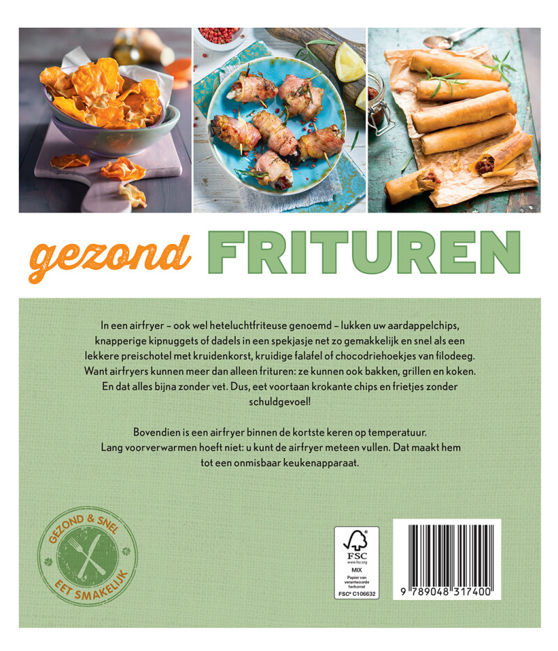 Het airfryer ideeënboek achterkant