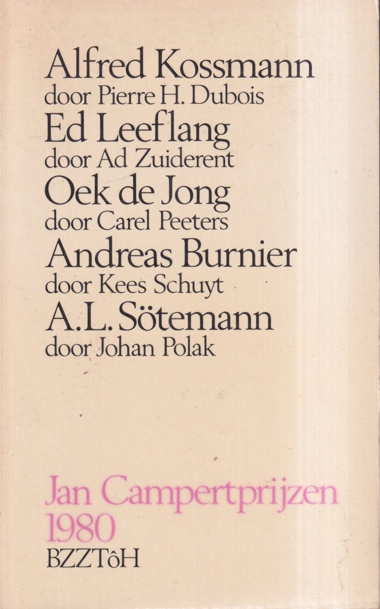 Jan Campertprijzen 1980