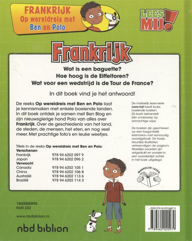 Op wereldreis met Ben en Polo - Frankrijk achterkant