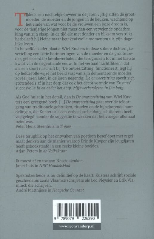 De onweerzitting achterkant
