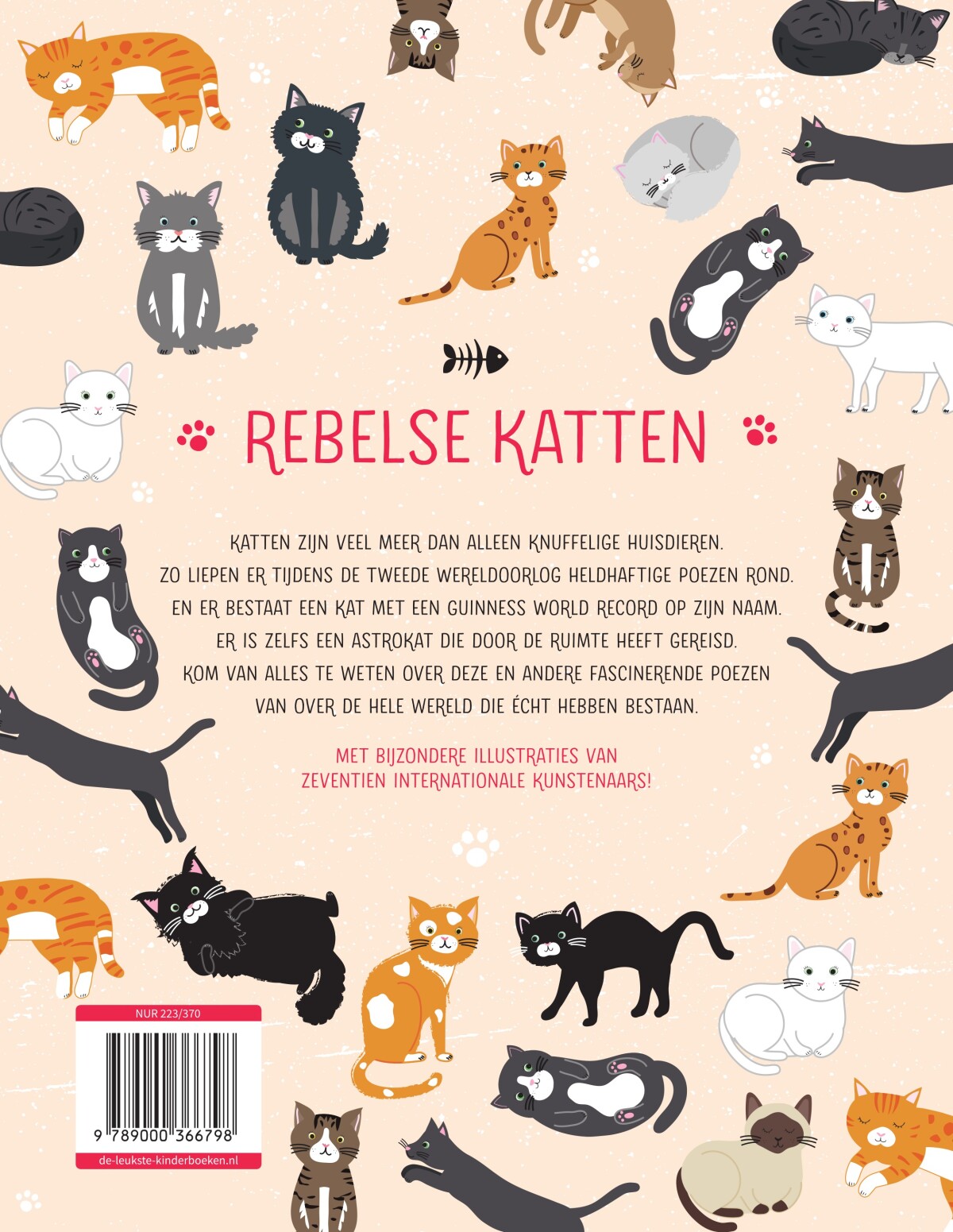 Rebelse katten achterkant