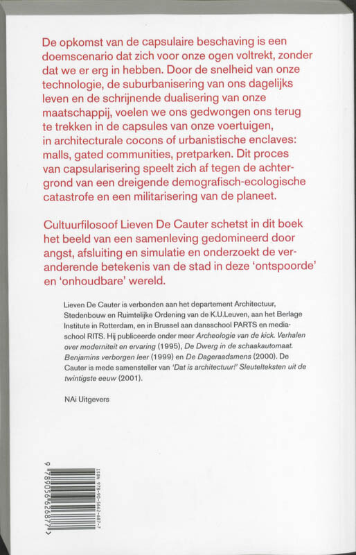 Reflect / 3 De capsulaire beschaving / Reflect / 03 achterkant