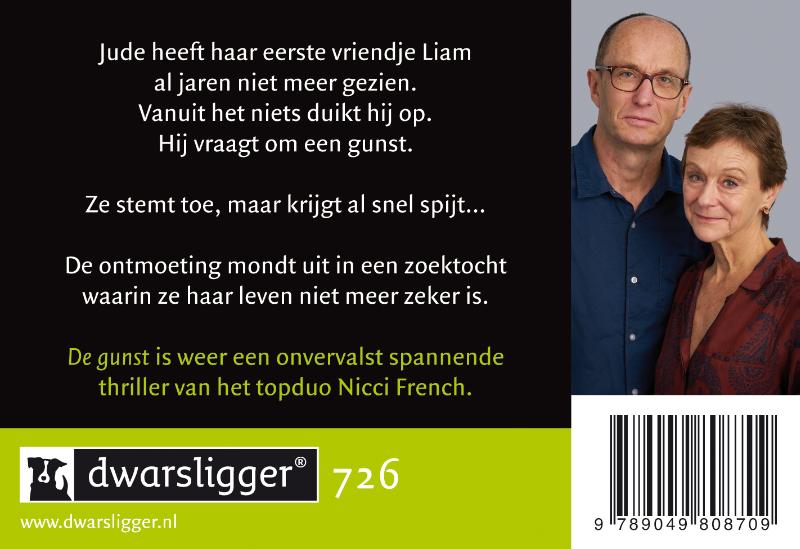 De gunst / Dwarsligger / 726 De gunst / Dwarsligger / 726 achterkant