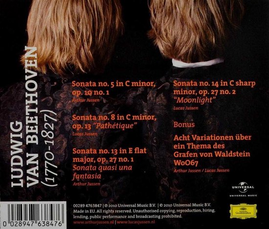 Lucas Jussen, Arthur Jussen - Beethoven Piano Sonatas (CD)