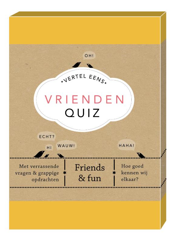 Vertel eens Vrienden Quiz
