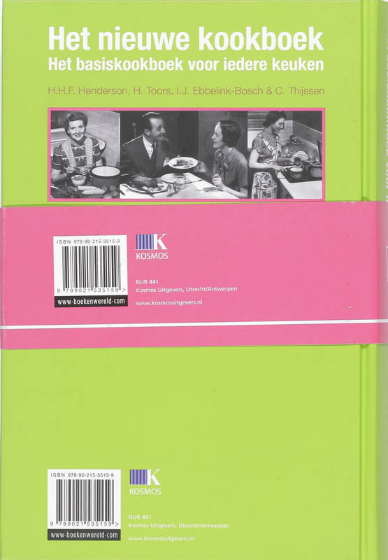 Het nieuwe kookboek achterkant