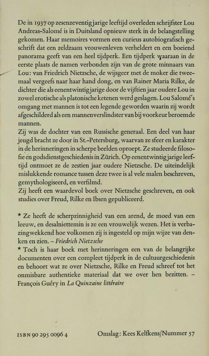 Terugblik op mijn leven / Privé-domein / 57 achterkant