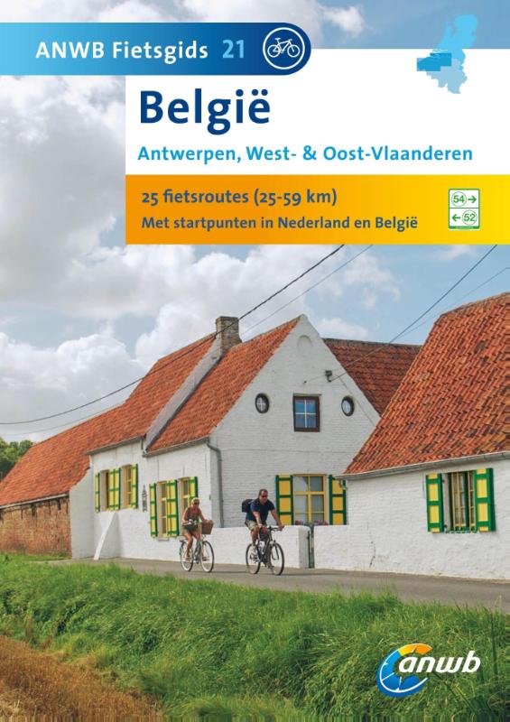 België: Antwerpen, West- en Oost-Vlaanderen / ANWB fietsgids / 21