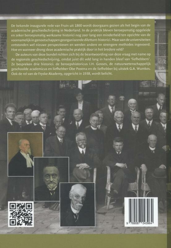 Geschiedschrijving 1900-1940, in het bijzonder over Friesland achterkant
