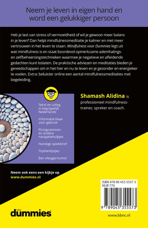Mindfulness voor Dummies / Voor Dummies Mindfulness voor Dummies / Voor Dummies achterkant
