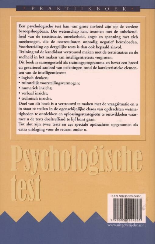 Praktijkboek psychologische test achterkant