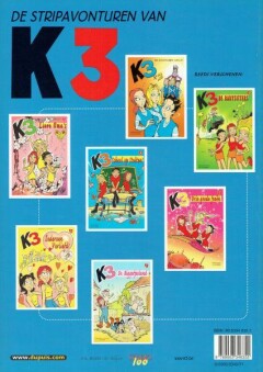 De wereld van K3 / De stripavonturen van K3 / 8 achterkant