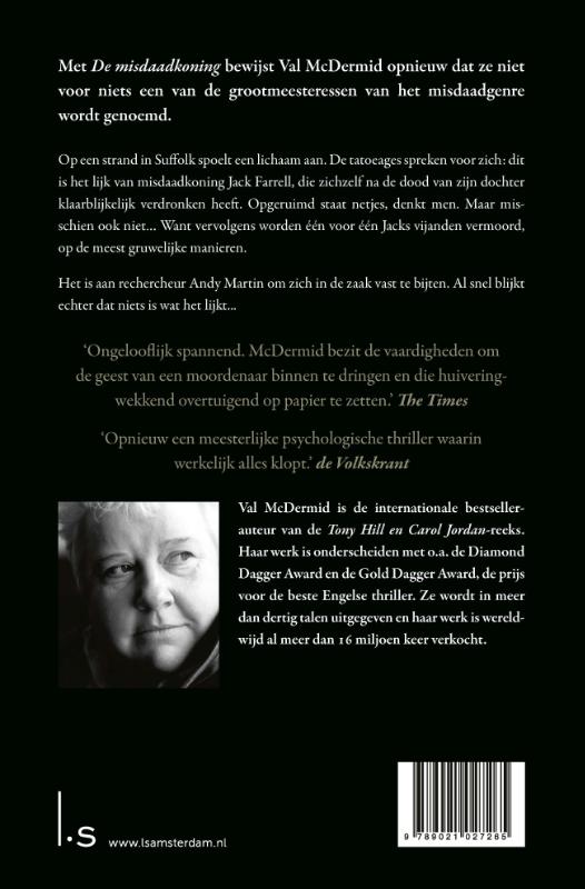 Misdaadkoning achterkant
