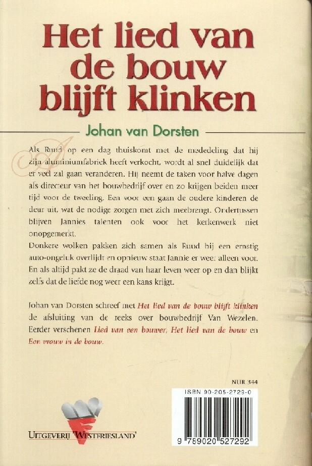 Het lied van de bouw blijft klinken achterkant