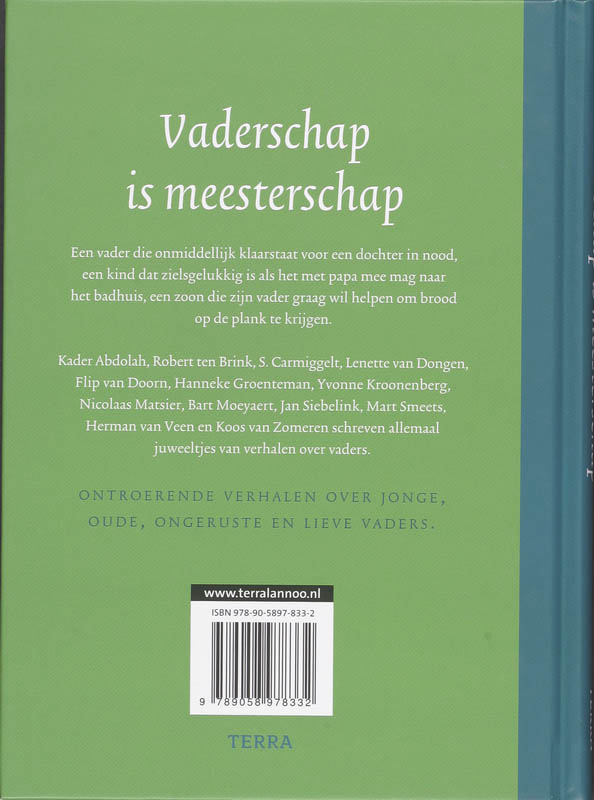 Vaderschap is meesterschap achterkant