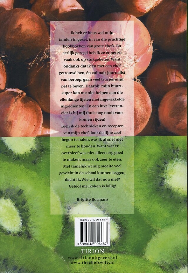 The Chef's Wife achterkant