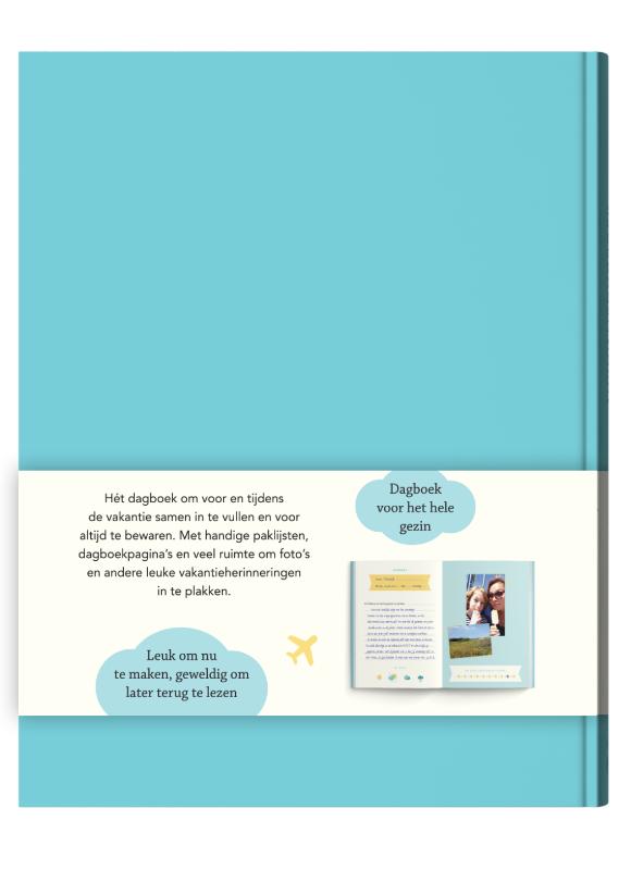 Familie vakantiedagboek achterkant