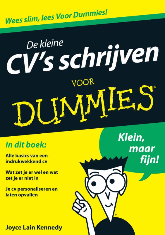 boekenbalie_9789043023641_cover De kleine CV's schrijven voor Dummies / Voor Dummies