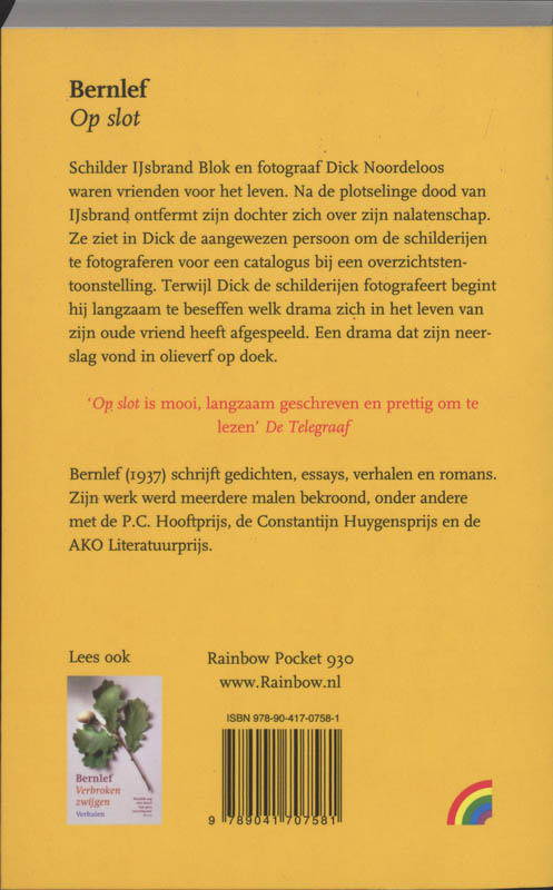 Op slot / Rainbow pocketboeken / 930 achterkant