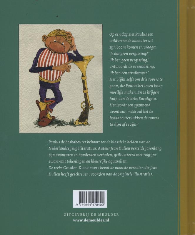 Paulus en de drie rovers / Paulus de Boskabouter Gouden Klassiekers / 7 achterkant