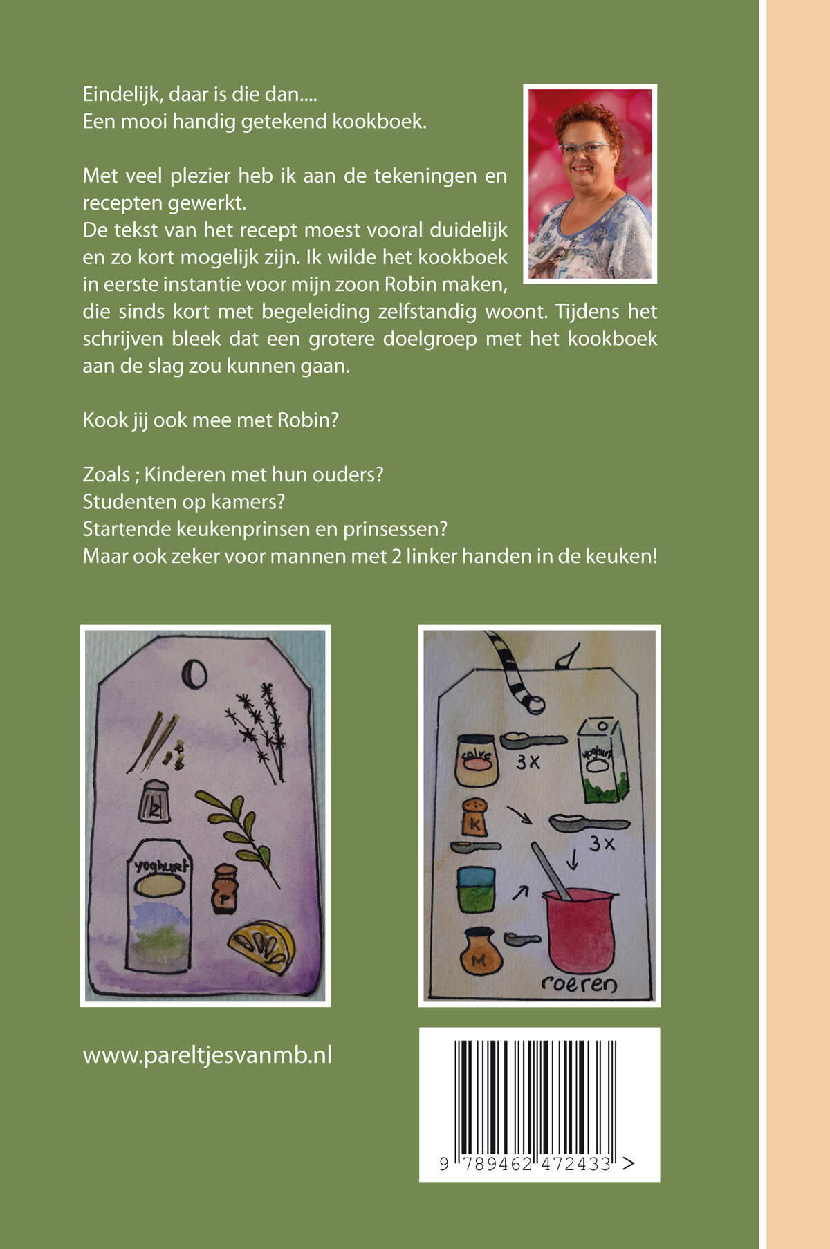 Kook mee met Robin achterkant