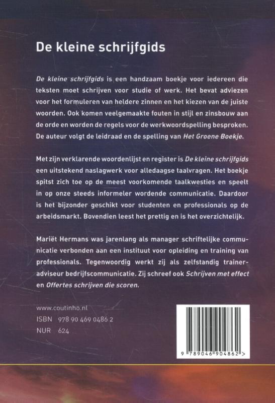 De kleine schrijfgids achterkant
