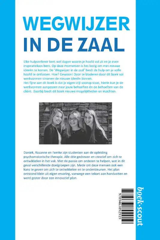 Wegwijzer in de zaal achterkant