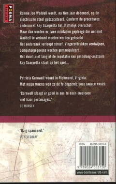 Rigor mortis / Kay Scarpetta / 4 achterkant