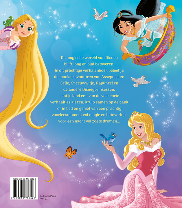 Het magische 1-minuut verhalenboek Prinses / Disney achterkant