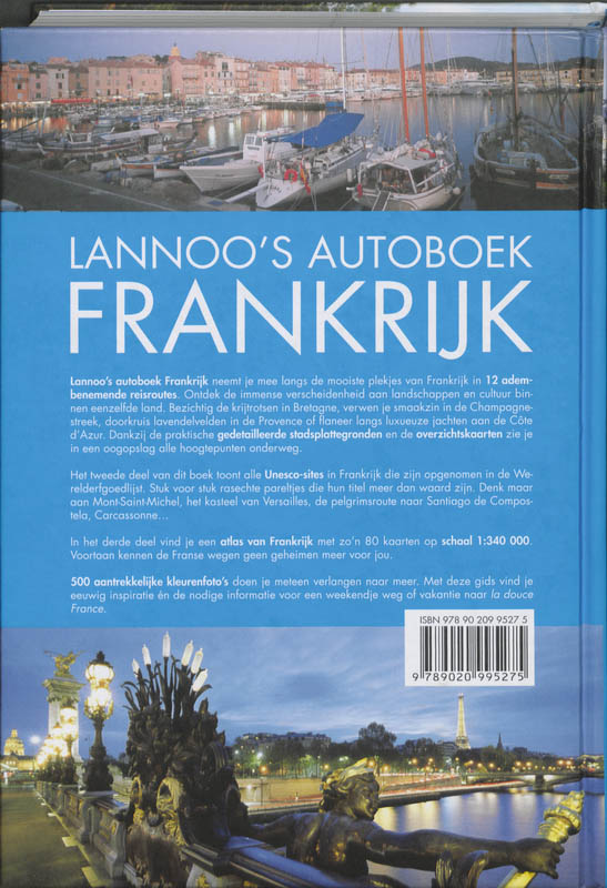Lannoo's Autoboek Frankrijk achterkant