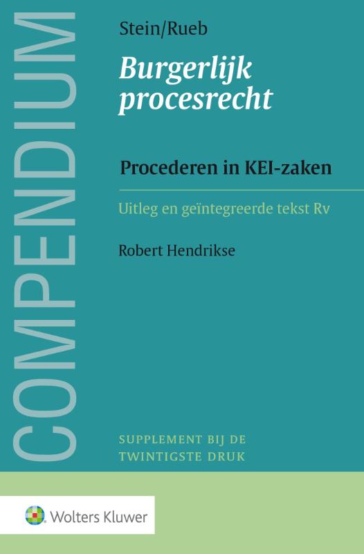 boekenbalie_9789013143256_cover Compendium van het Burgerlijk procesrecht, Procederen in KEI-zaken
