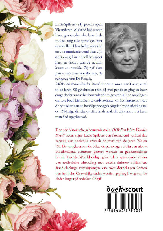 Of Ik Een Witte Vlinder Streel achterkant